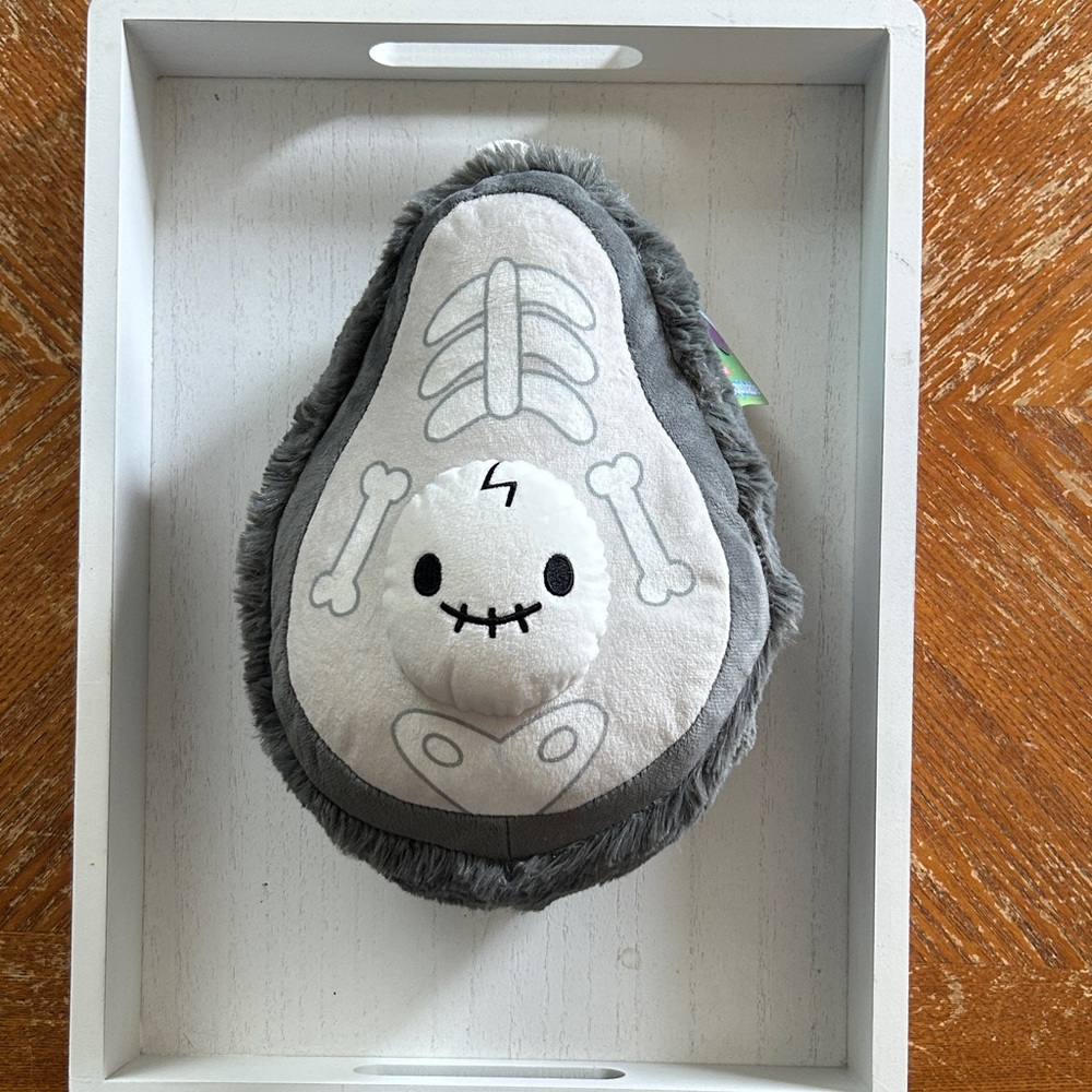 Mini Squishable Skeleton Avocado Plush